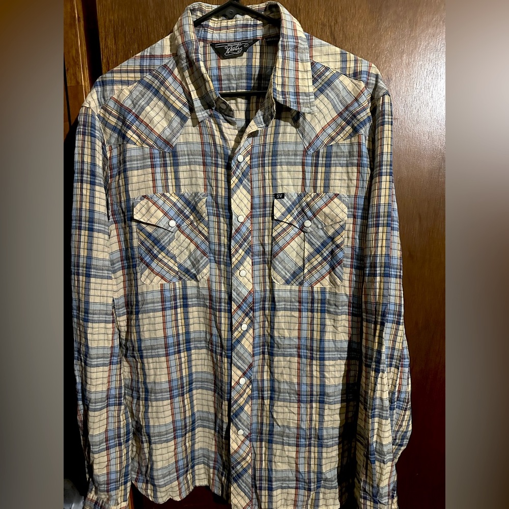 Salt Valley Western - Pearl Snap Shirt - L